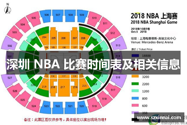 深圳 NBA 比赛时间表及相关信息
